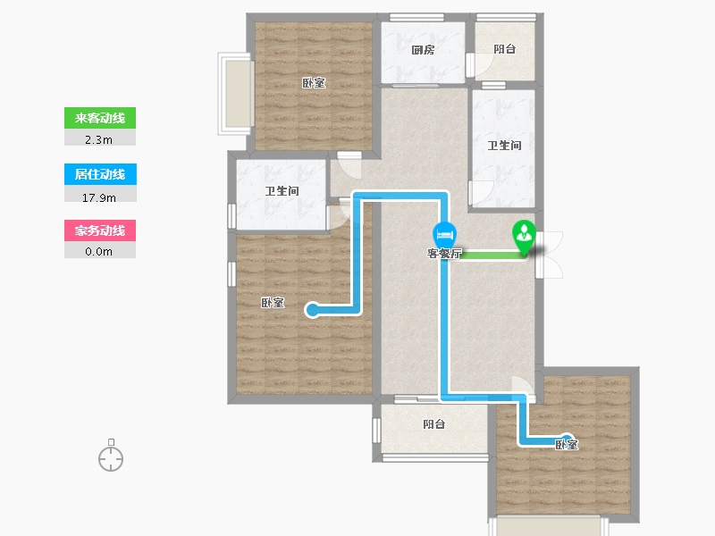 河北省-承德市-长瑞锦城-110.23-户型库-动静线