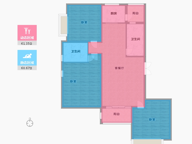 河北省-承德市-长瑞锦城-110.23-户型库-动静分区