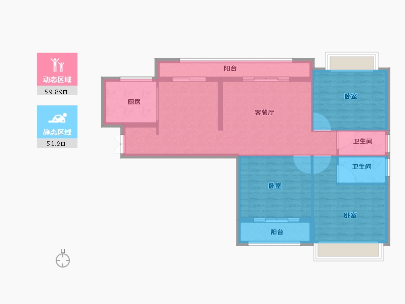 福建省-三明市-兄弟唐人街-101.03-户型库-动静分区