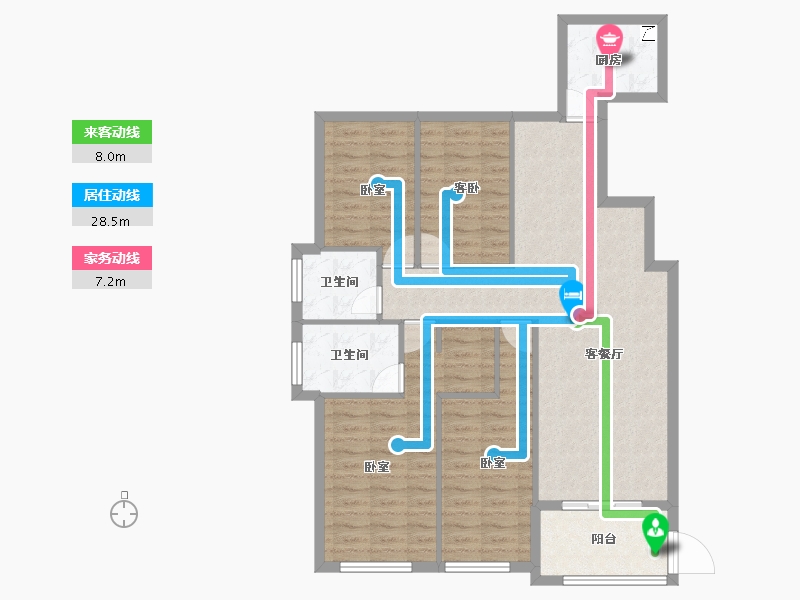 福建省-三明市-学府壹号-100.00-户型库-动静线