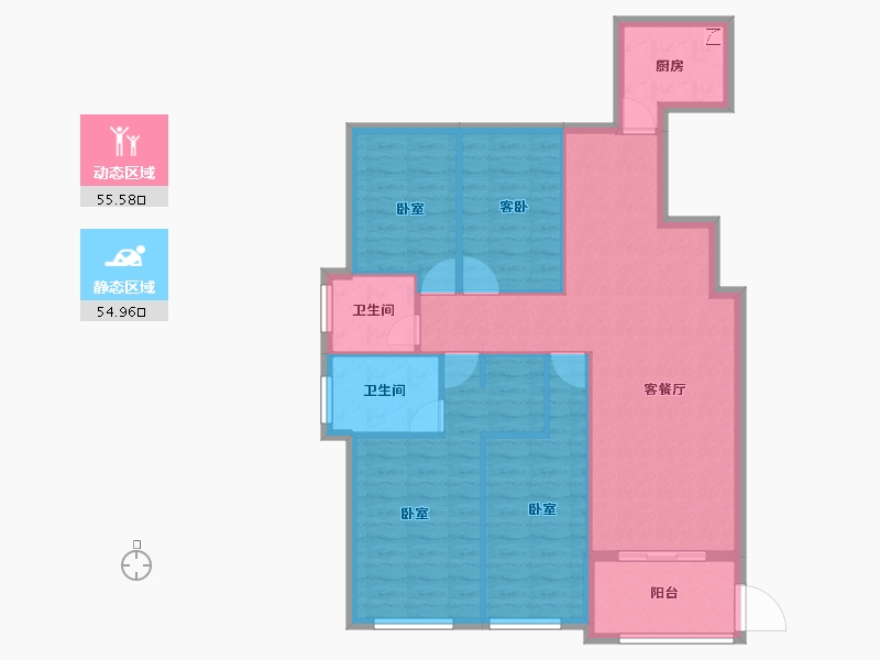 福建省-三明市-学府壹号-100.00-户型库-动静分区