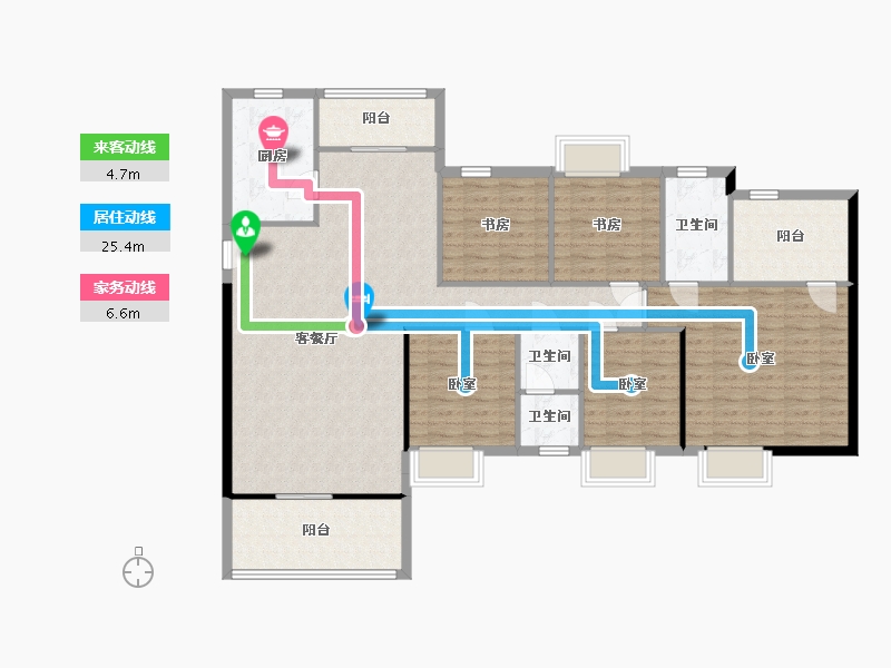 广东省-深圳市-淘金山湖景花园-139.27-户型库-动静线