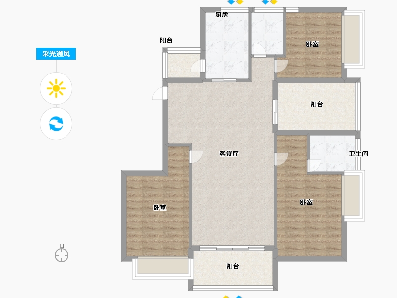 河北省-承德市-长瑞锦城-103.21-户型库-采光通风