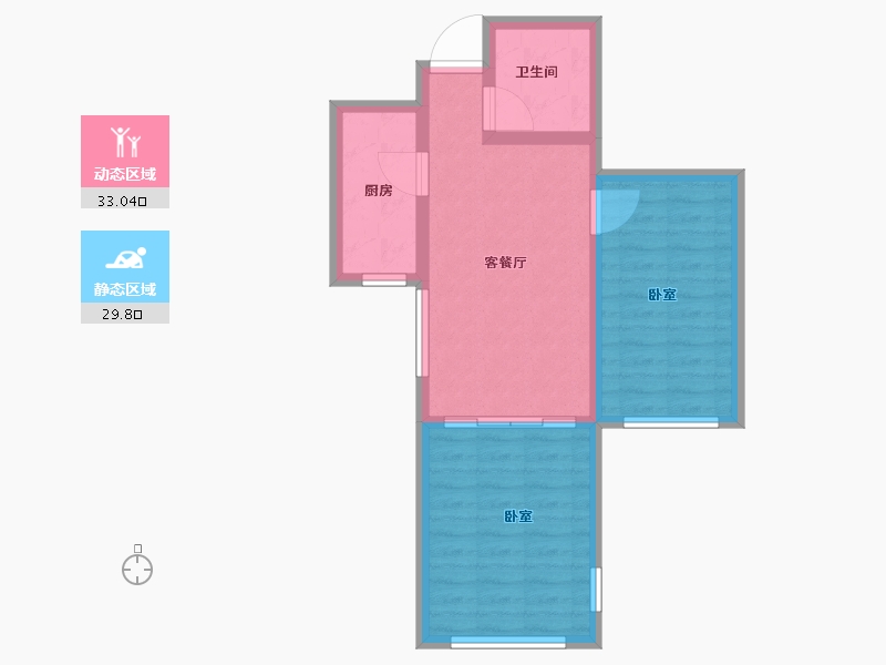 山东省-青岛市-海岸华府-56.00-户型库-动静分区