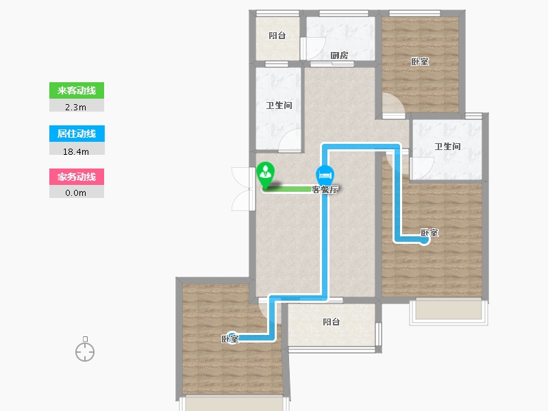 河北省-承德市-长瑞锦城-109.45-户型库-动静线