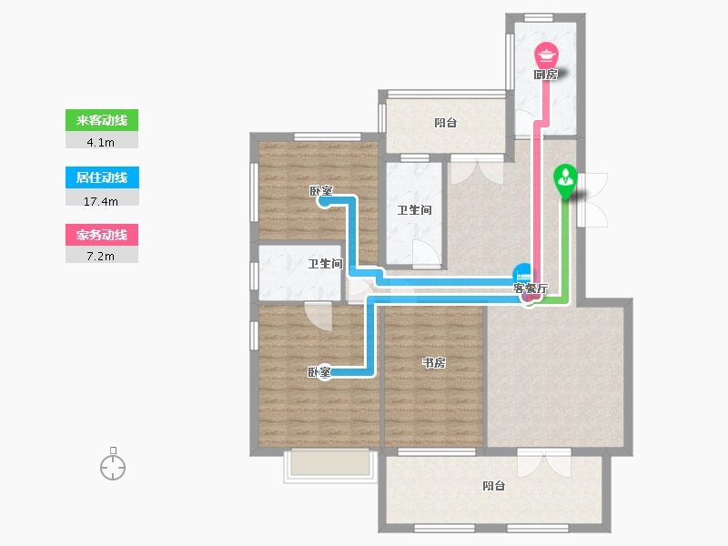 河北省-承德市-长瑞锦城-120.11-户型库-动静线