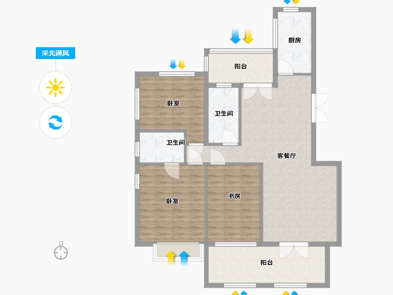 河北省-承德市-长瑞锦城-120.11-户型库-采光通风