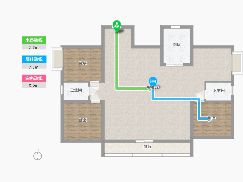 广东省-汕头市-盛荟花园-122.39-户型库-动静线