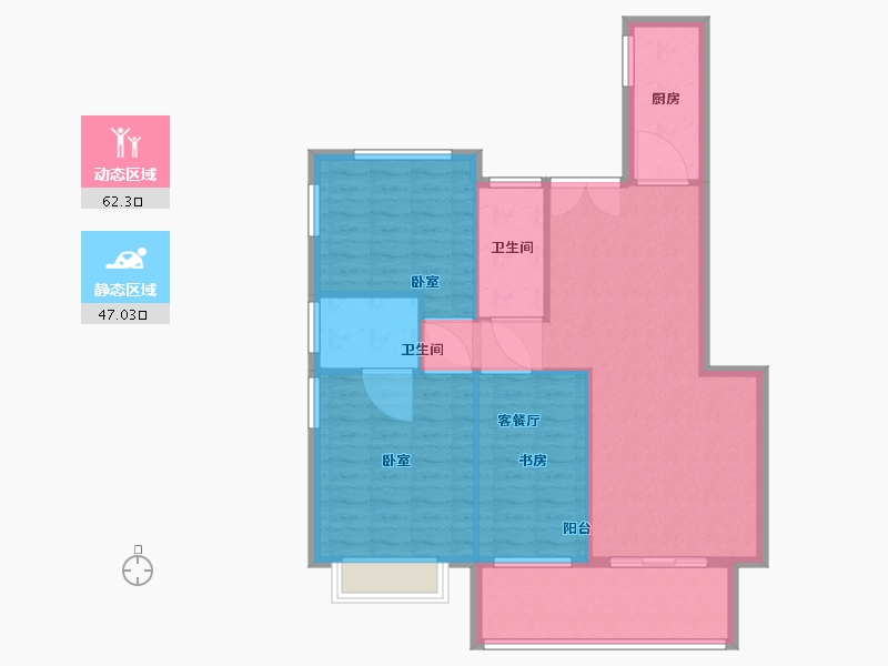 河北省-承德市-长瑞锦城-100.02-户型库-动静分区