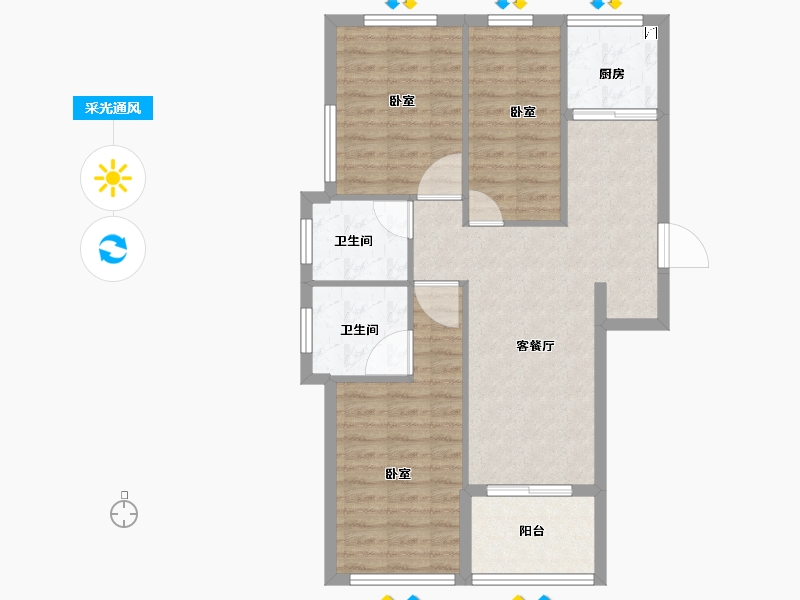 福建省-三明市-学府壹号-78.06-户型库-采光通风