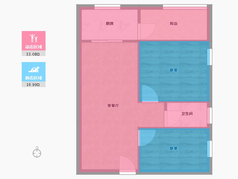 广东省-深圳市-四季御园-45.07-户型库-动静分区