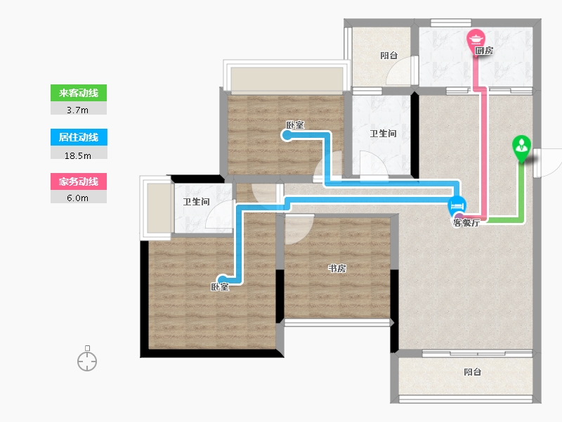 四川省-巴中市-通江1号-94.94-户型库-动静线