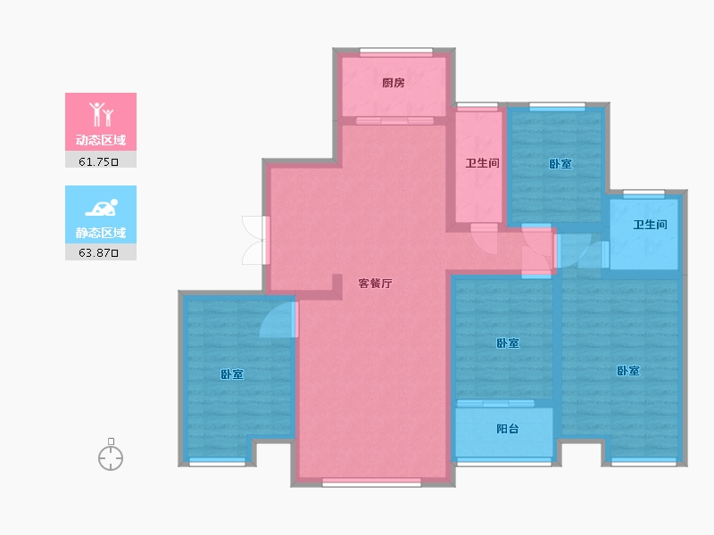 河北省-石家庄市-紫睿天和-111.99-户型库-动静分区