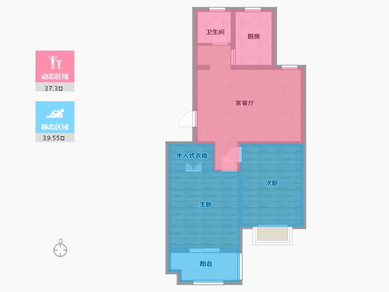 山东省-青岛市-环球世家-68.10-户型库-动静分区