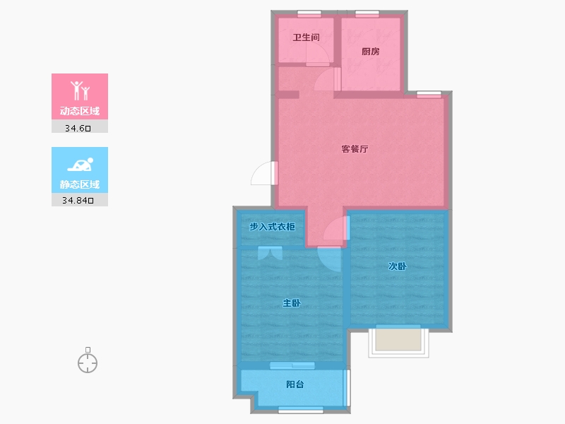 山东省-青岛市-环球世家-61.20-户型库-动静分区