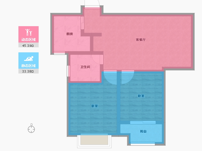 江苏省-南通市-浅水湾·名门世家-70.00-户型库-动静分区