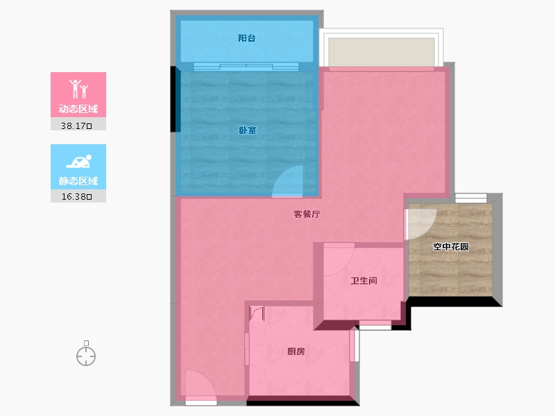 广东省-东莞市-富通自在城-53.75-户型库-动静分区