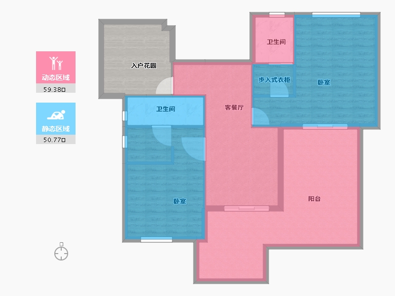 河北省-石家庄市-瑞城北区-110.40-户型库-动静分区