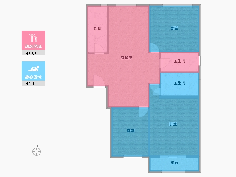 河北省-唐山市-柒麟湾-99.08-户型库-动静分区