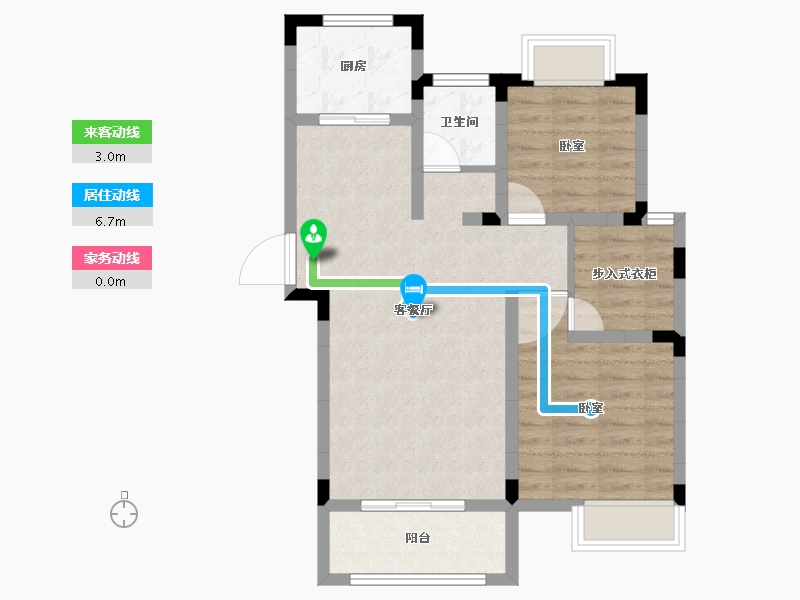 安徽省-合肥市-东方早城-68.68-户型库-动静线