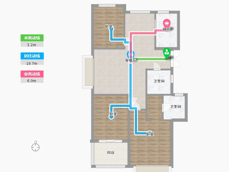 浙江省-绍兴市-滨江城市之星-98.17-户型库-动静线