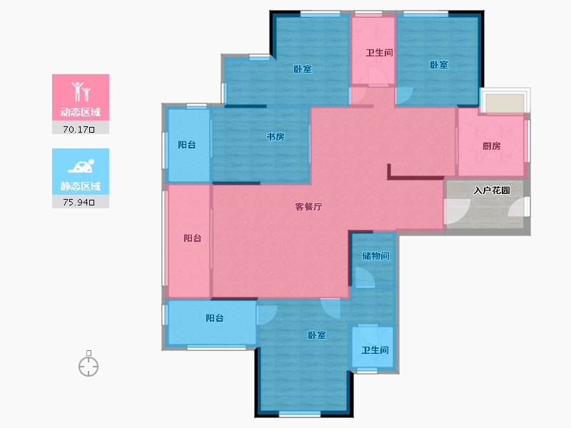 江西省-上饶市-槠溪·碧水香邻-140.24-户型库-动静分区