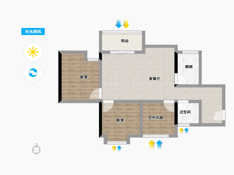 四川省-巴中市-南江印象-77.24-户型库-采光通风