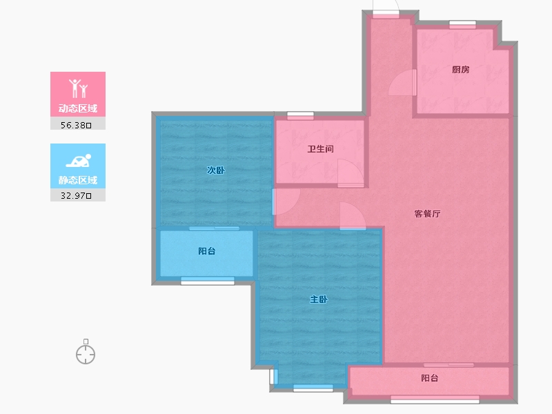 河南省-洛阳市-东方今典-81.45-户型库-动静分区