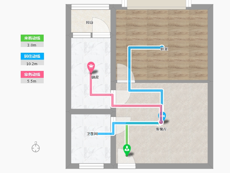 江西省-上饶市-水木清华园二期-43.00-户型库-动静线