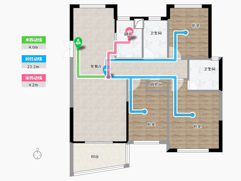 江西省-南昌市-朝阳江上院-102.09-户型库-动静线