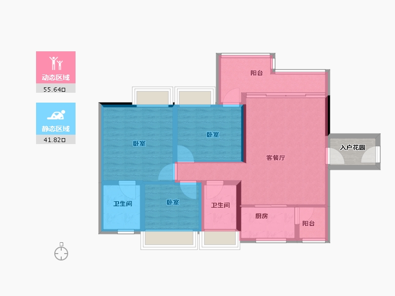 四川省-巴中市-通江1号-91.10-户型库-动静分区