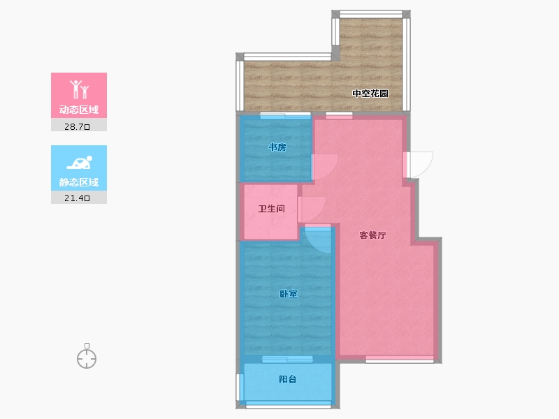 河北省-保定市-秀兰森活里-56.00-户型库-动静分区