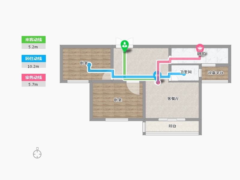 安徽省-池州市-福达园-68.00-户型库-动静线