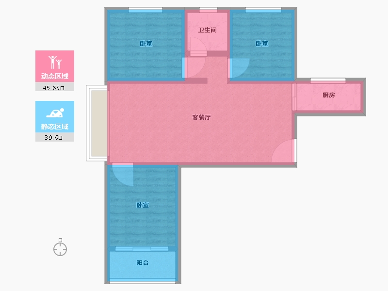 河北省-石家庄市-紫睿天和-75.99-户型库-动静分区