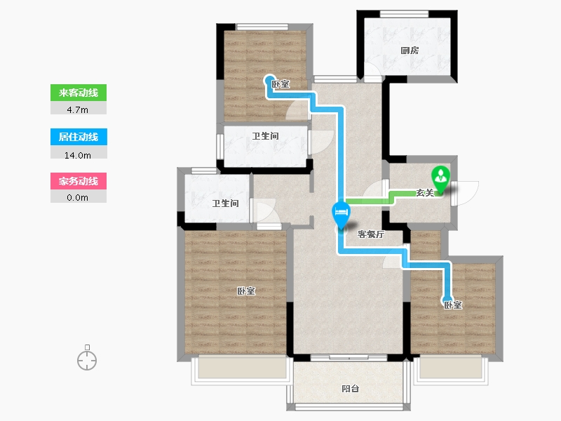 江苏省-盐城市-嘉业上郡-97.00-户型库-动静线