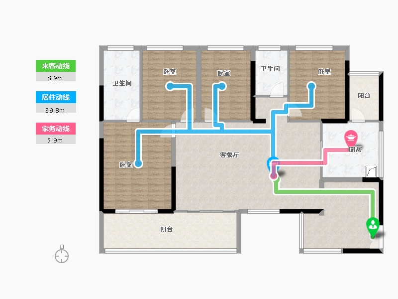 四川省-宜宾市-中铁·卓越城-163.46-户型库-动静线