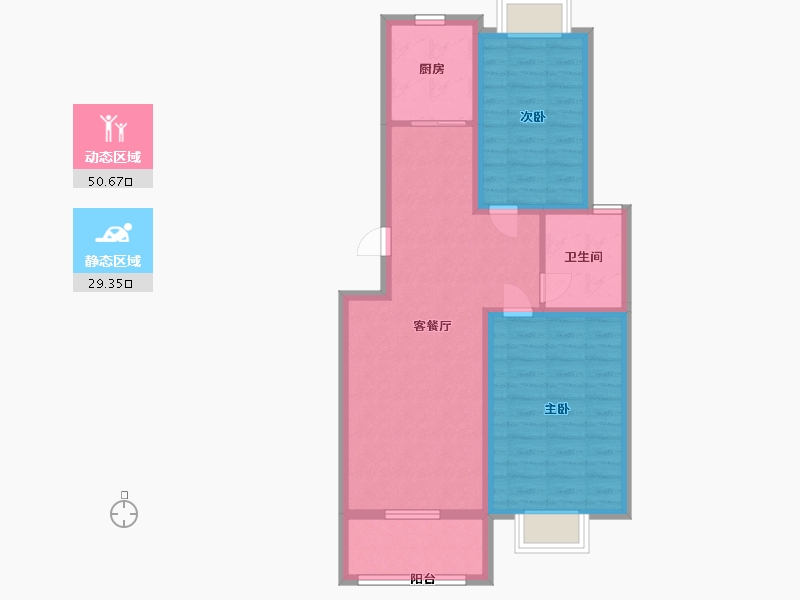 山东省-青岛市-润举聚福家园-71.20-户型库-动静分区