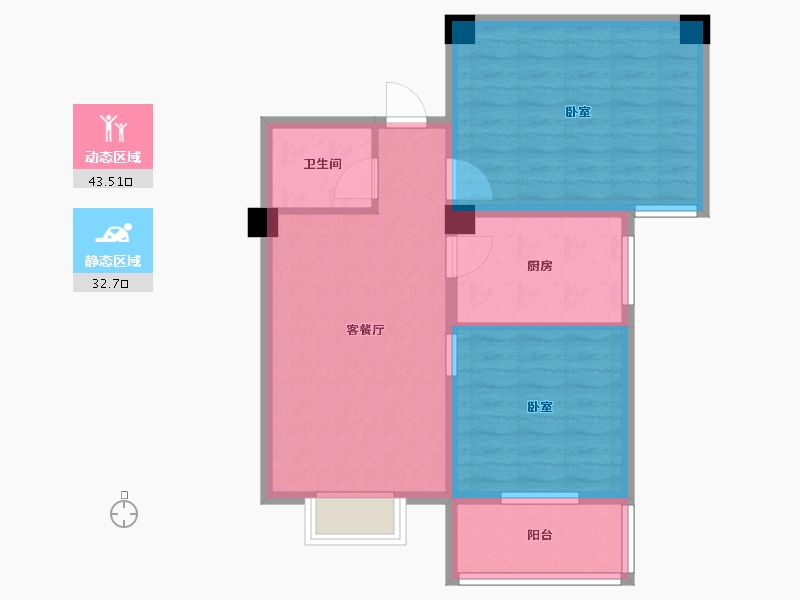 山东省-潍坊市-广丰文化特艺城-68.00-户型库-动静分区