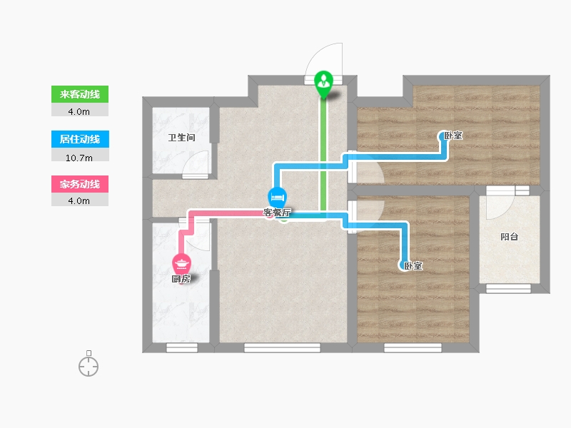 辽宁省-抚顺市-抚顺巴塞-56.18-户型库-动静线