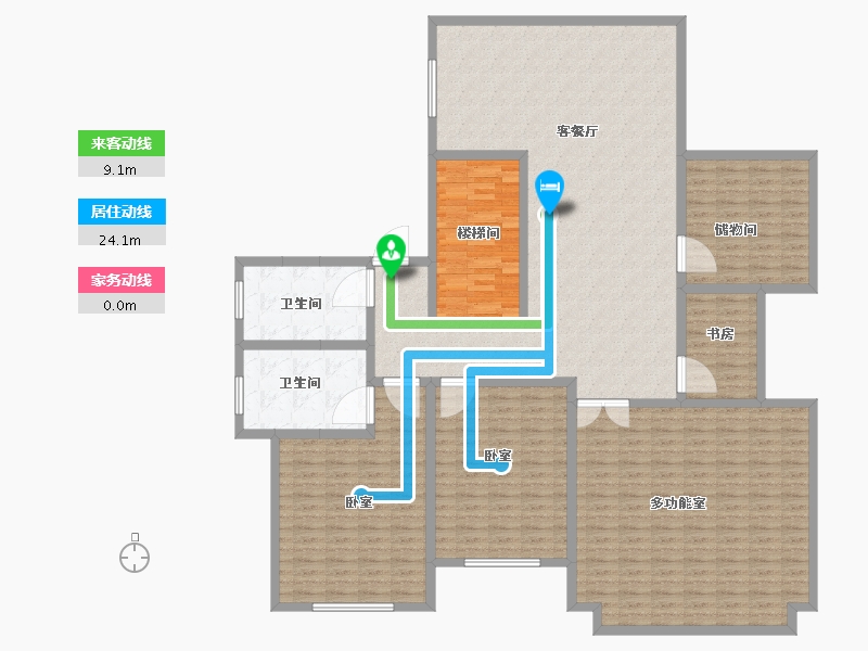 辽宁省-丹东市-恒景·溪山壹號-200.00-户型库-动静线