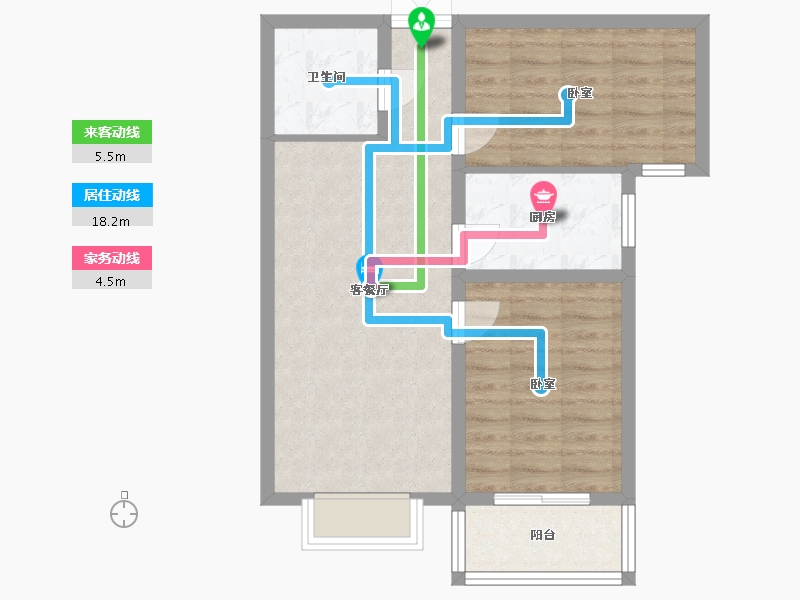 河北省-石家庄市-紫睿天和-62.35-户型库-动静线