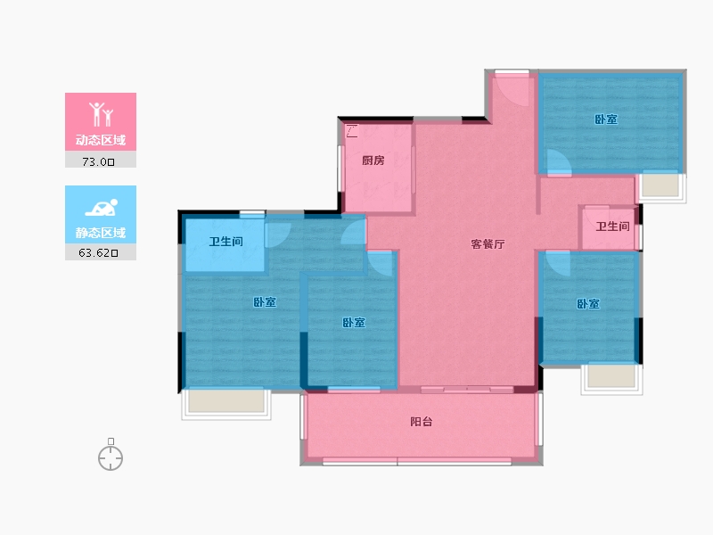 江西省-吉安市-泰鑫台湾文化公园-123.15-户型库-动静分区