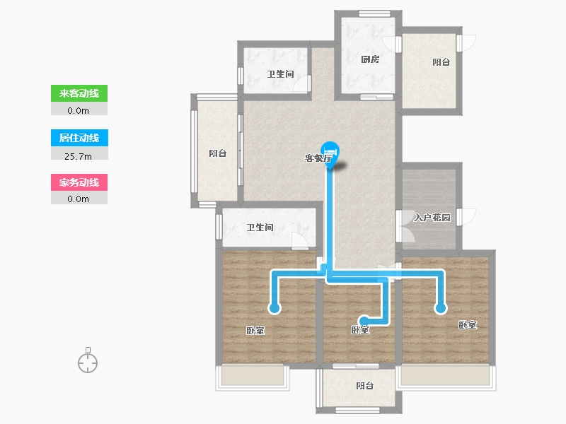 江苏省-盐城市-创元金域华府-112.00-户型库-动静线