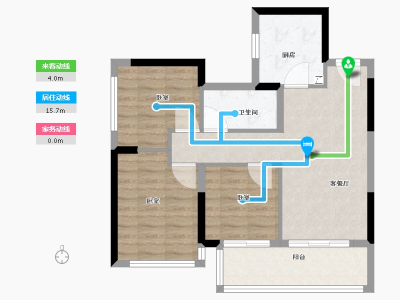 贵州省-贵阳市-建发央著-62.00-户型库-动静线