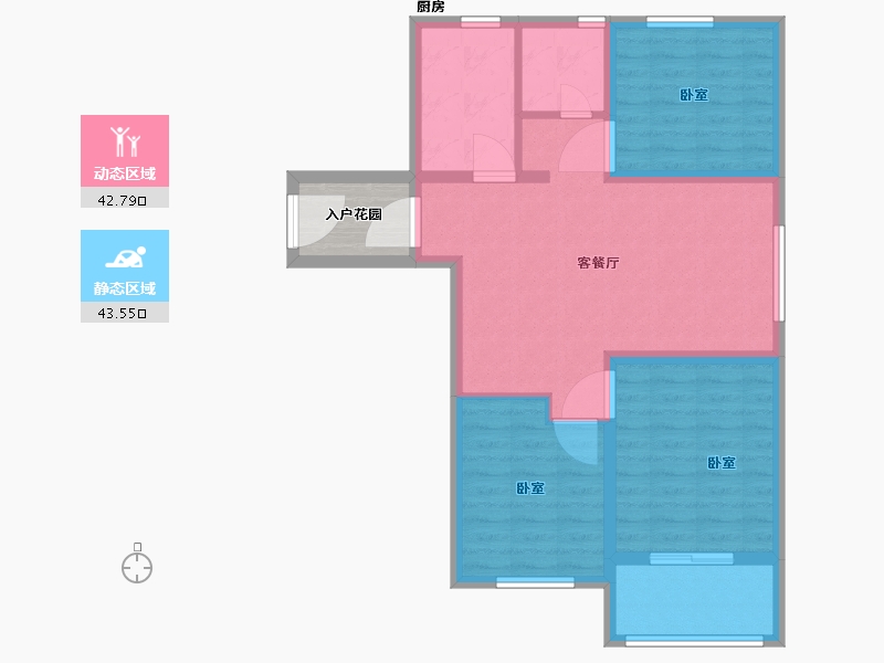 江苏省-南京市-御珑湾-81.00-户型库-动静分区