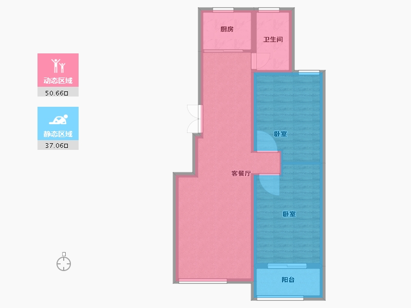 河北省-保定市-秀兰森活里-79.01-户型库-动静分区