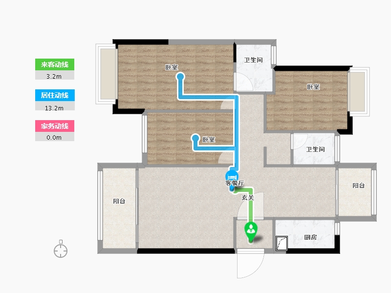 福建省-南平市-建阳融华锦城-102.00-户型库-动静线