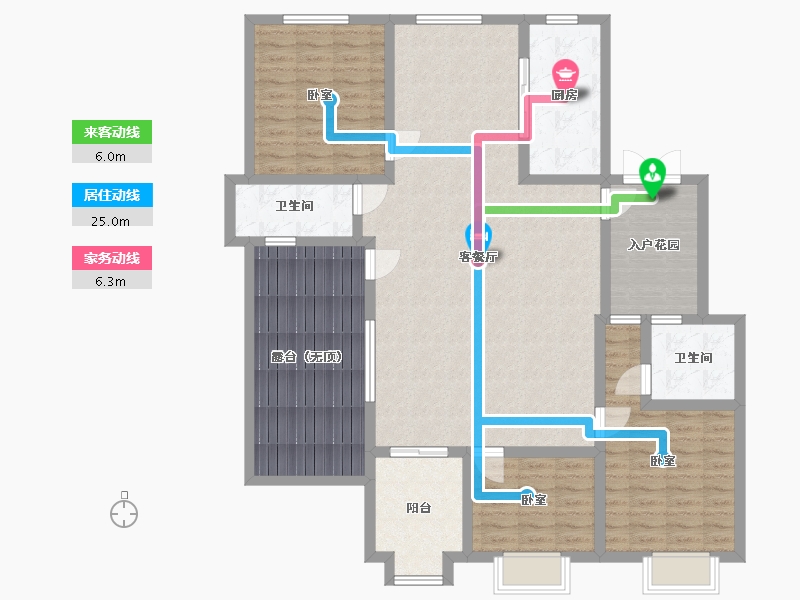 河北省-石家庄市-易水龙脉-136.37-户型库-动静线