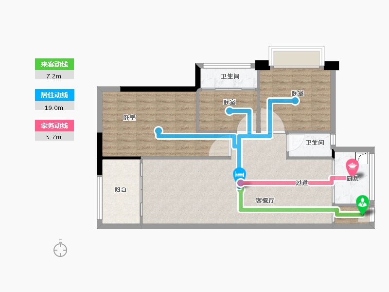 福建省-南平市-建阳融华锦城-85.01-户型库-动静线