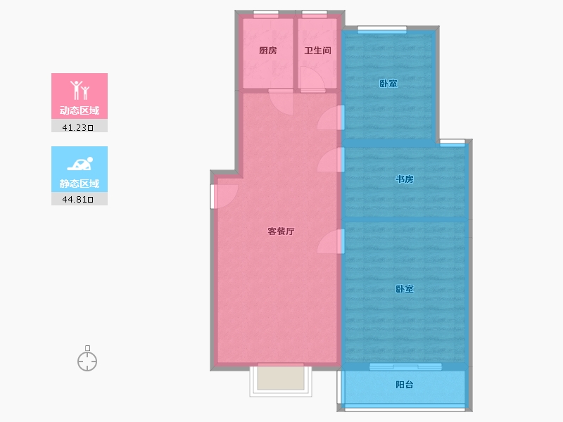 河北省-邢台市-杰地润园-77.51-户型库-动静分区